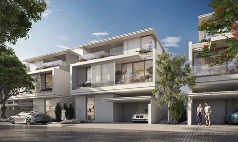 Townhouse terraces at Azizi Florence Sharjah